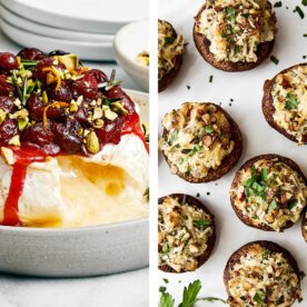 Christmas appetizers.