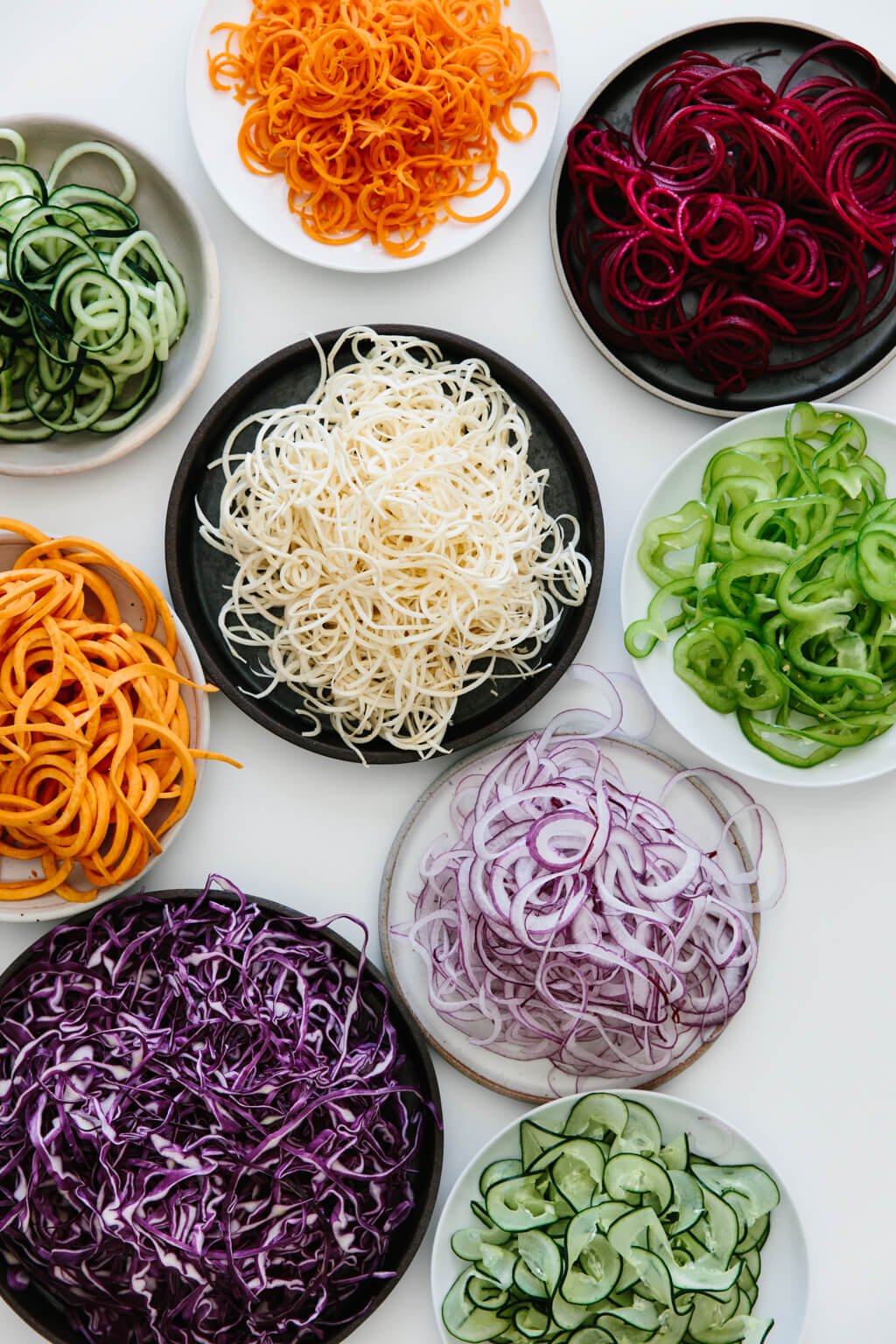 The spiralizer is one of my favorite kitchen tools. So today I'm sharing my favorite vegetables to spiralize along with veggie spiralizer tips and recipes. Learn how to spiralize - it's easy! 